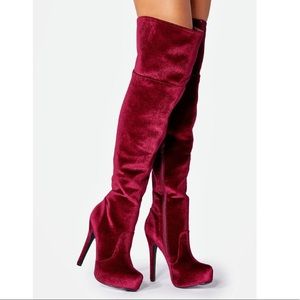 Vetria Over-the-Knee Heeled Boots